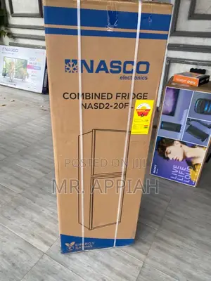 Fast Cooling Nasco Nasco D2-20 Double Door Electric Frigde