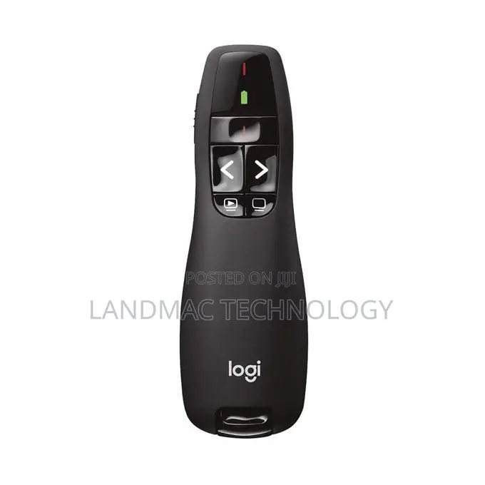 Logitech R400 Wireless Laser Presentation Remote - Black