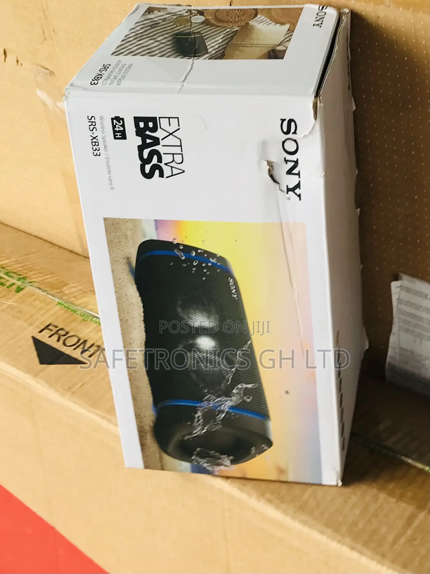 SRS-XB33 Bluetooth Wireless Black Speakers 