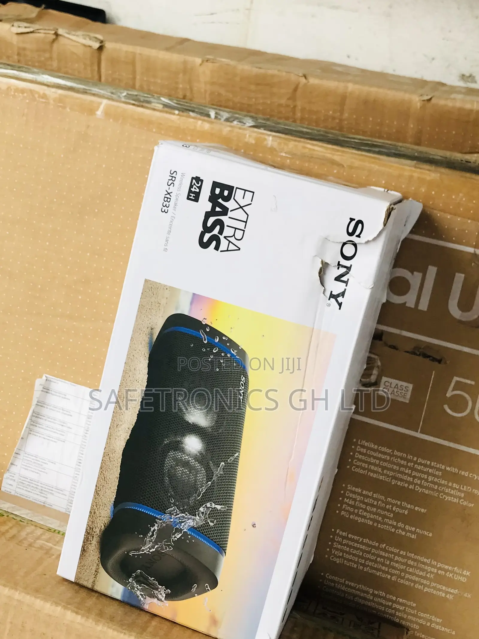 Affordable Wireless Sony Bluetooth Black SRS-XB33