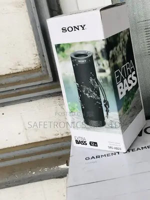 Unique Black Wireless Sony Bluetooth SRS-XB23 Speakers