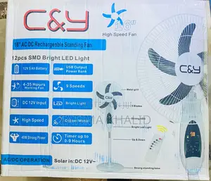 16 Ac Dc Rechargeable Standing Fan