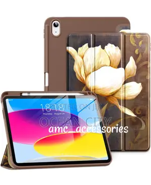 Floral Design iPad 10 Case / Pen Holder