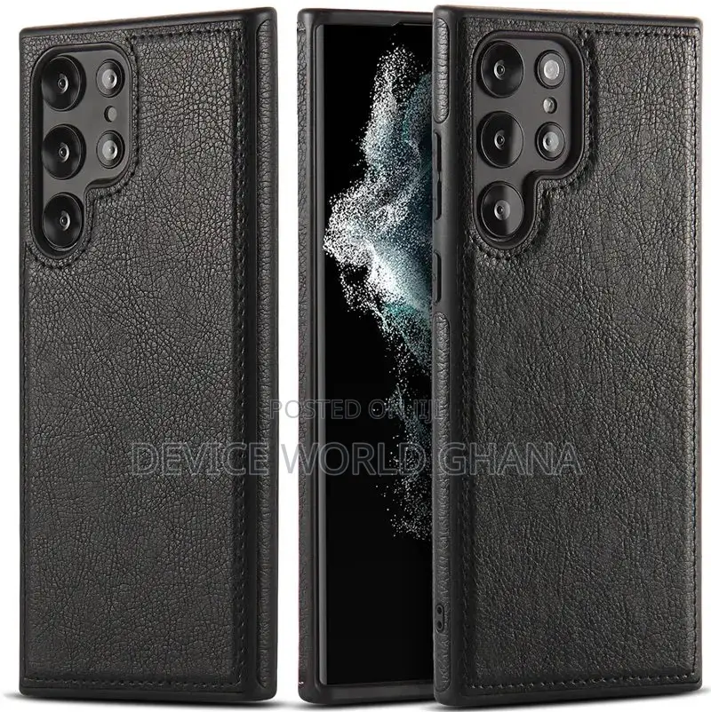 Leather Back Case for Samsung S26ultra S25ultra S24ultra S23u S23 S22