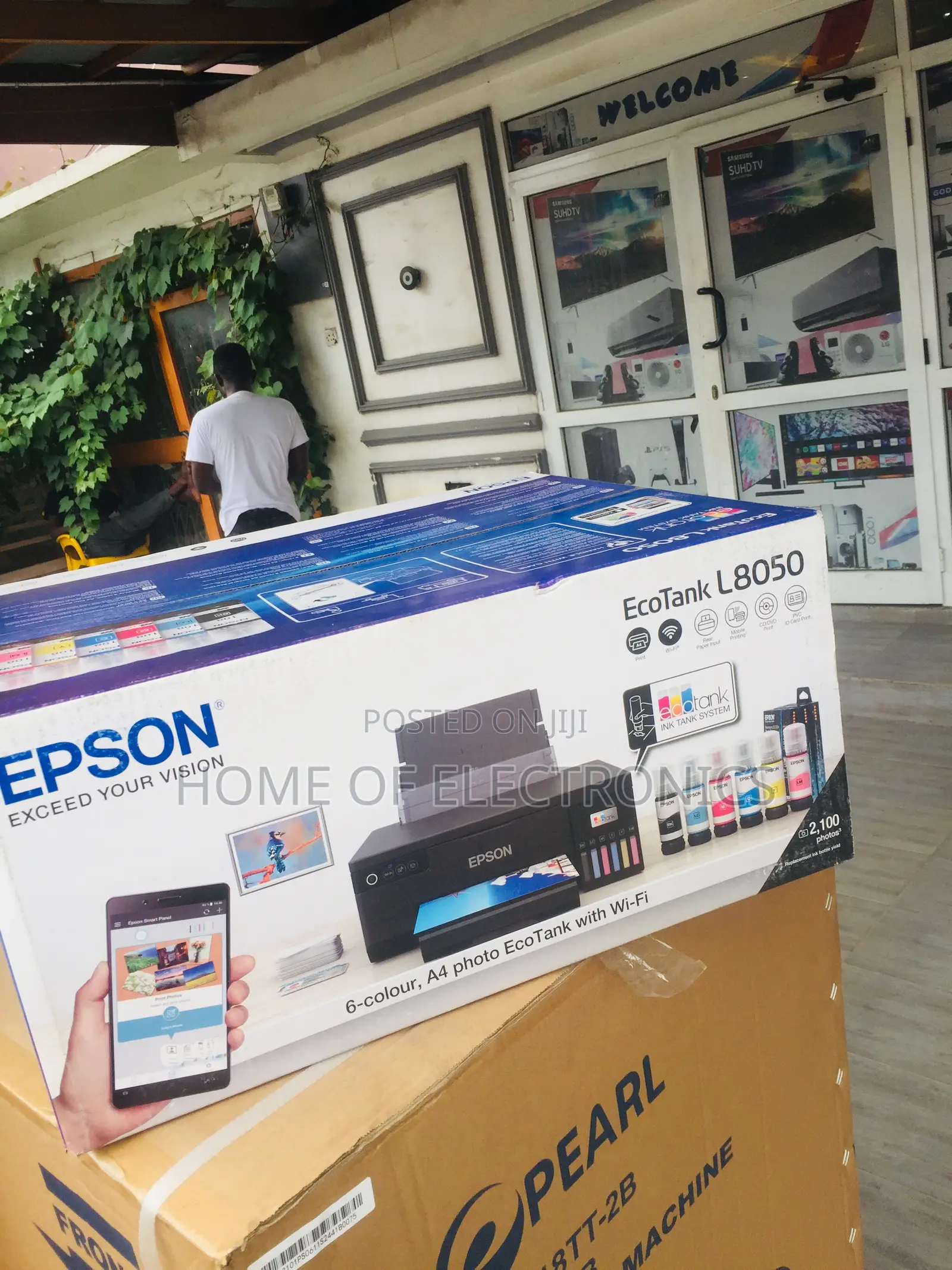 Print From Phone Epson L8050 All in One Wireless Printer