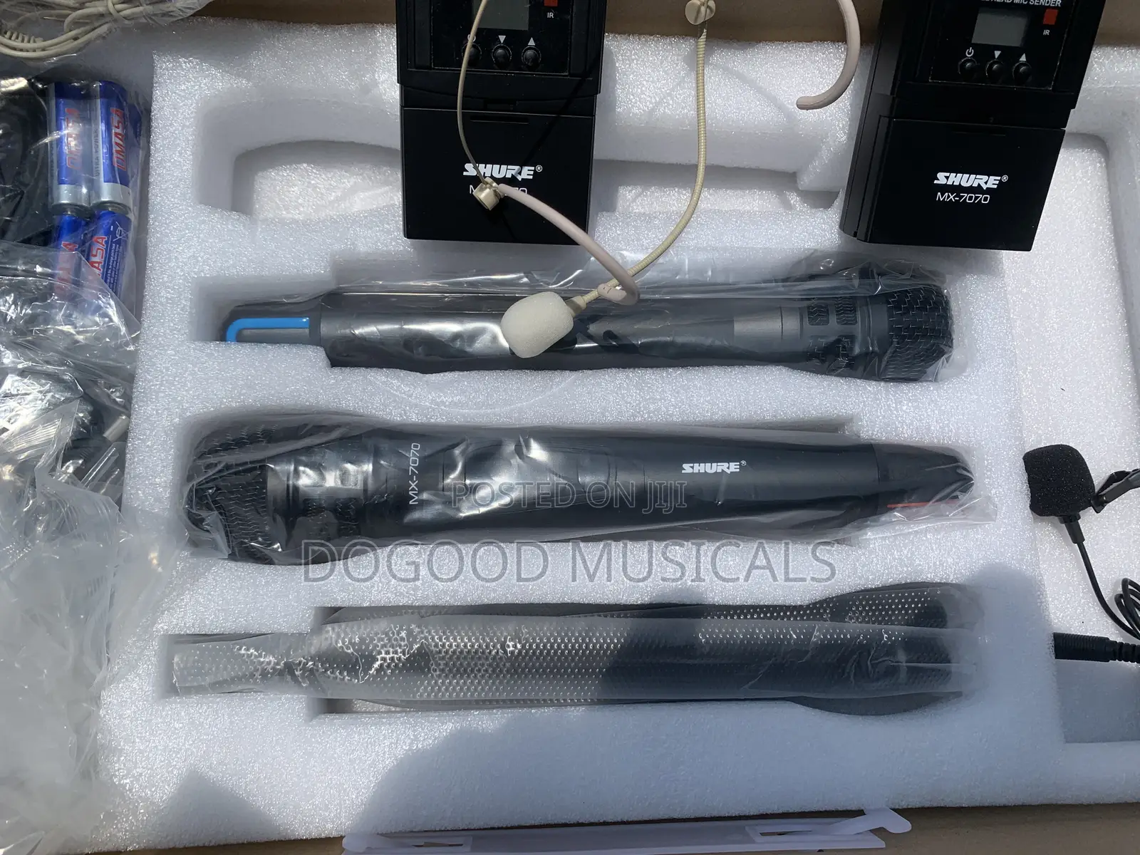 Shure Mx-7070 4in1 2-Handheld,2-Head Wireless Microphone