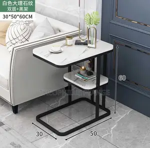 Double Layer Mable Side of Table / Coffee Table
