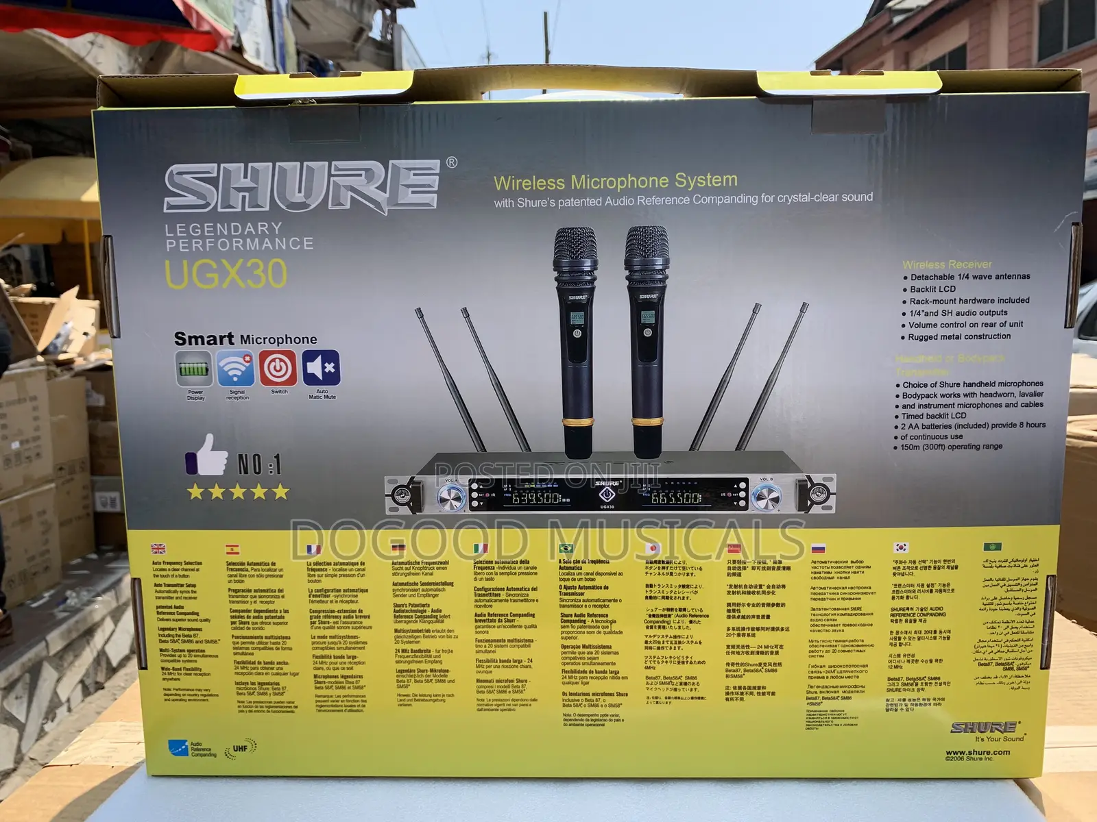 SHURE UGX-30 2in1 Wireless Microphone