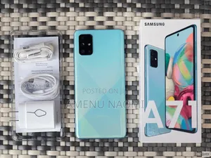 New Samsung Galaxy A71 5G 128 GB Blue
