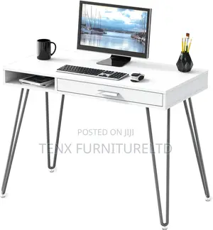 Computer Desk (Morden Design) White