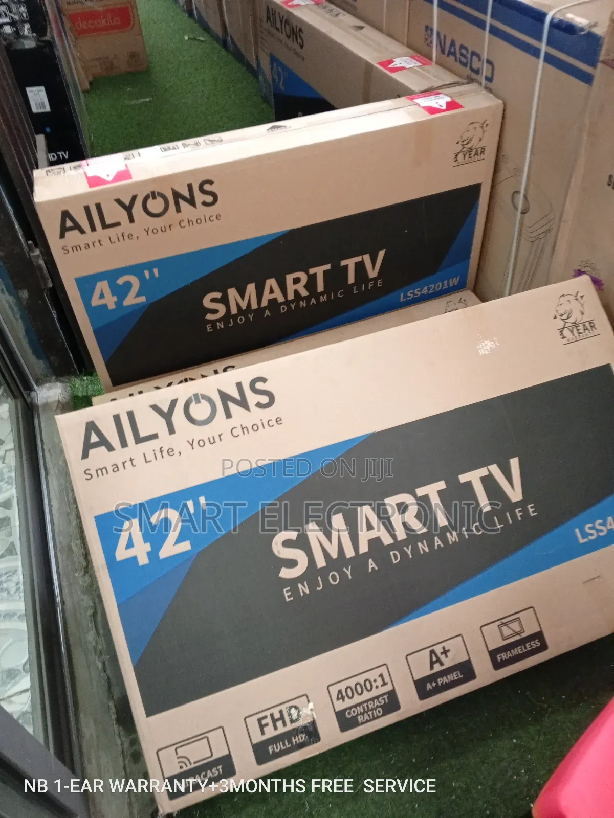 Best Smart Android TVS Wi-Fi "42" Ailyons Enjoy Life