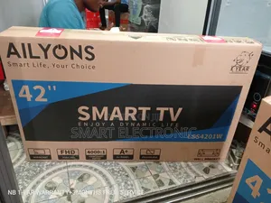 Flat Screen Smart One Year Warranty Ailyons TVS TVS "42"