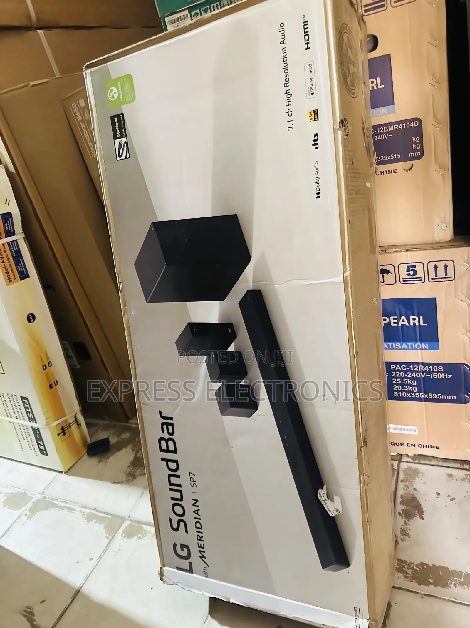 Available Now Sleek Black Sound System Lg Sp7r