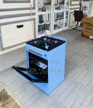 Buy Reliable Volcano50x50 Gas Oven 4 Burner With Grill,Blue