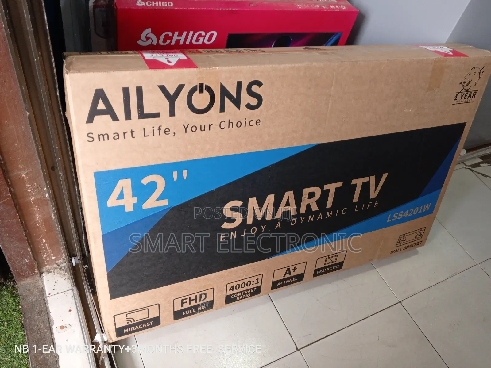 Unique Brand New Smart Android TV 42inche Ailyons Smart Life