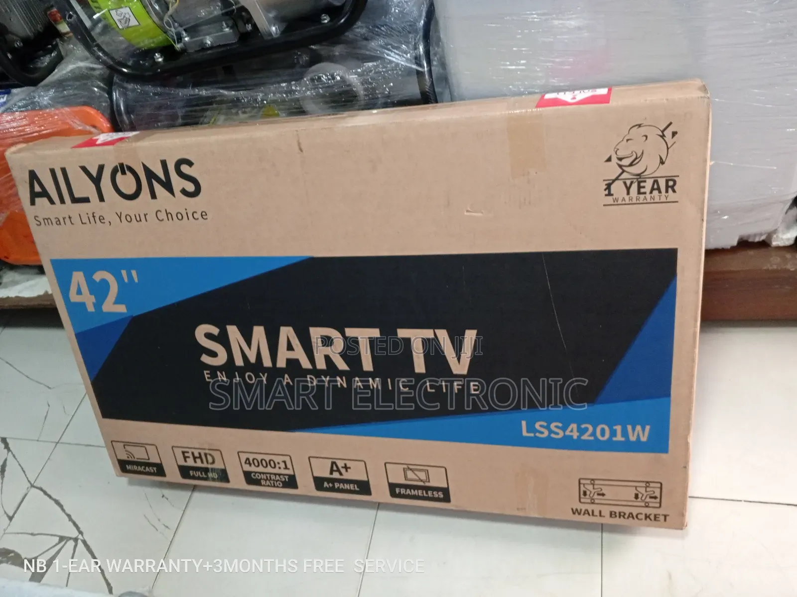 Durable Dynamic Natural Colours Ailyons Television "42" A+