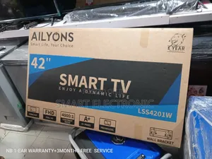 Free Standing Ailyons Television 42inches Android Smart Slim