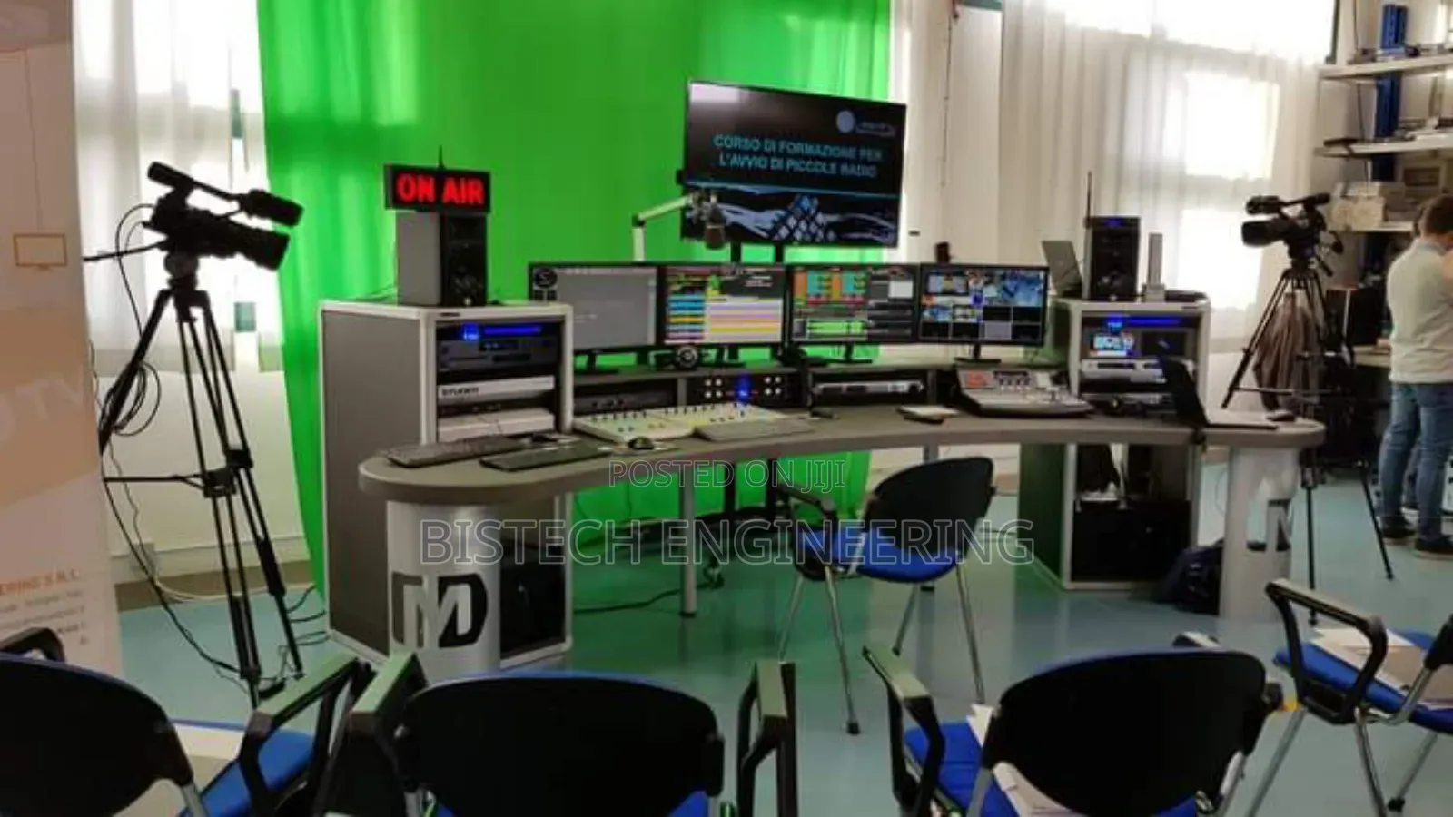 Tv Station, Radio Station,Mcr/ Media Studio Set Up Design Installation