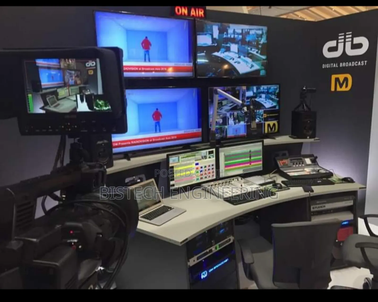 Tv Station, Radio Station,Mcr/ Media Studio Set Up Design Installation