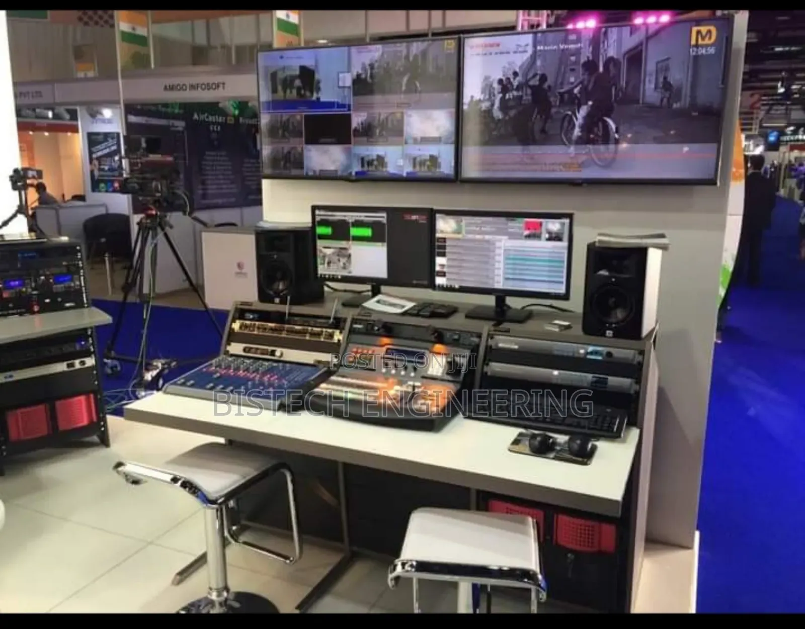 Tv Station, Radio Station,Mcr/ Media Studio Set Up Design Installation