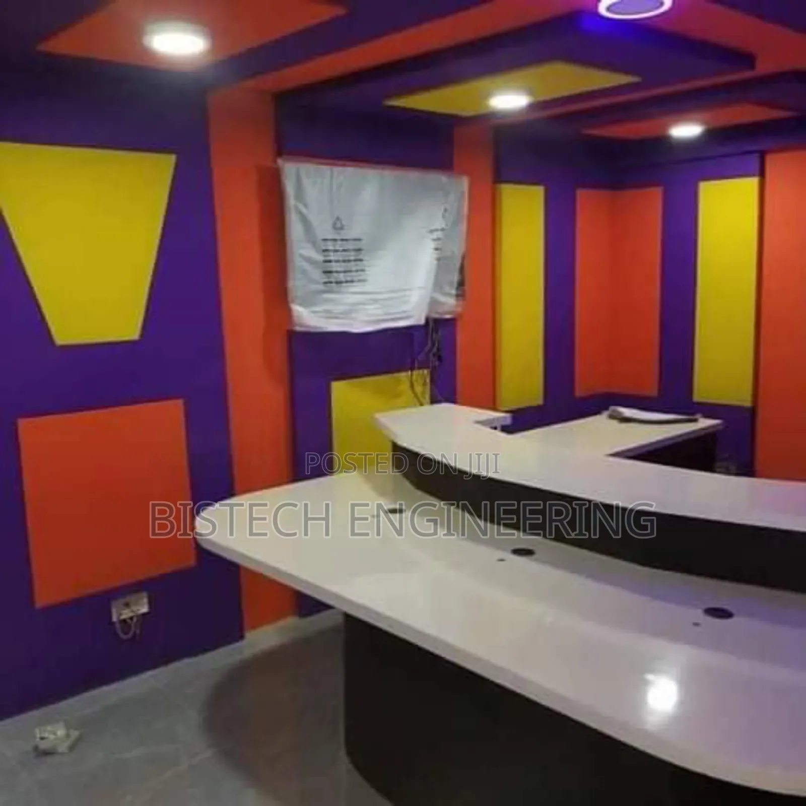 Tv Station, Radio Station,Mcr/ Media Studio Set Up Design Installation