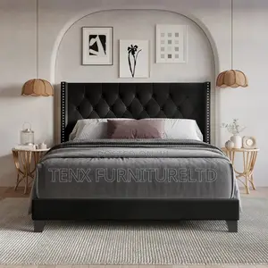 King Size /Queen Size Bed (Wingback Headboard)