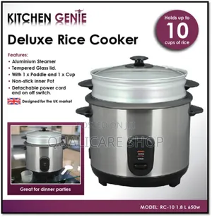 10 Cups Kitchen Genie Deluxe Rice Cooker