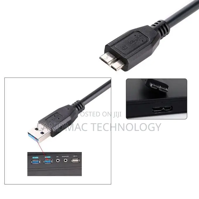 Micro USB 3.0 Cable for Portable Hard Drive