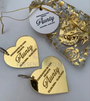 Gold Acrylic Keyholder