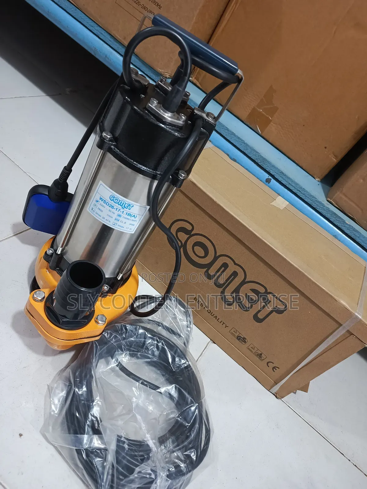 Comet 1.5HP Submersible Pump for Sewage