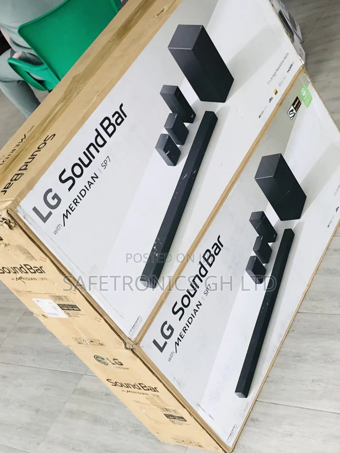 Affordable Black Wireless LG SP7R Bluetooth Soundbar