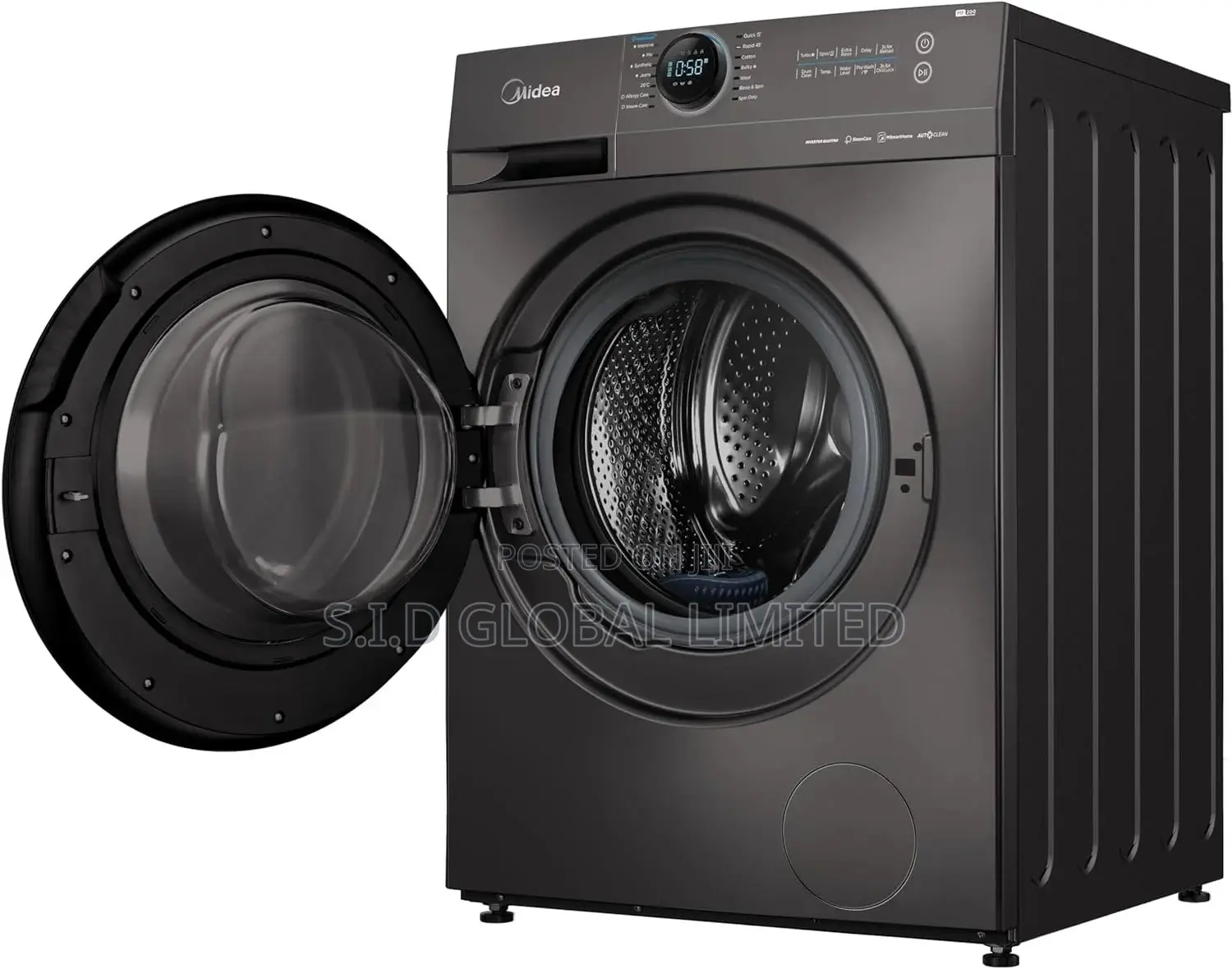 Energy Saving MIDEA-FRONT-LOAD-12KG-WASHING-MACHINE