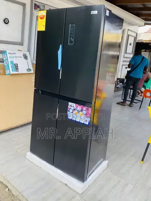 Authentic Pearl PF-550BSS 337L Side by Side Electric Fridge