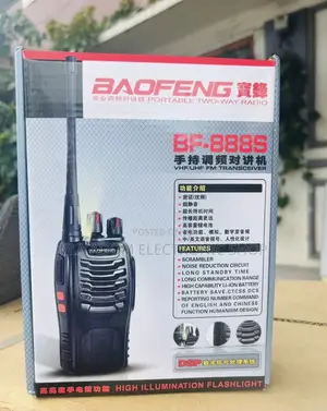 Baofeng Walkie Talkies Bf-888s Rechargeable Two-Way Radios.