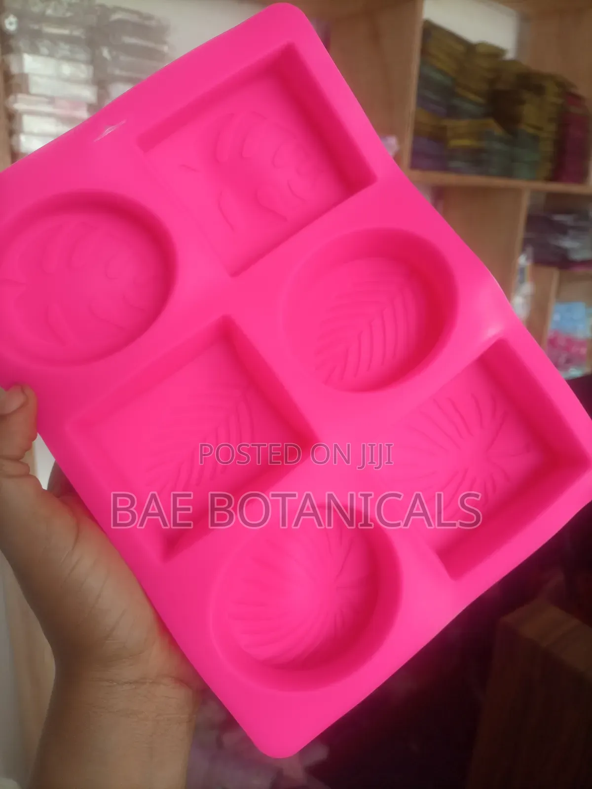 6 Cavity Sillicone Soap Mold