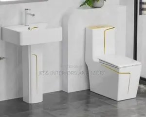 Toilet Bowl With Wash Hand Basin