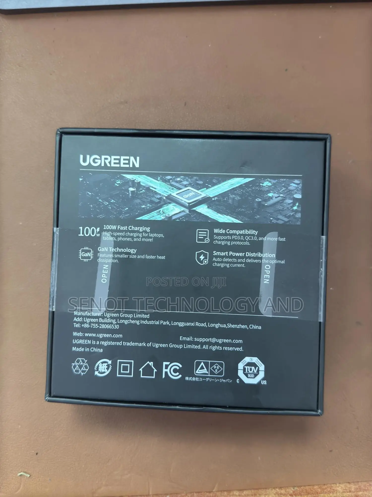 Ugreen Gan Charger 100w ( Comes With 2m Type C Cable)