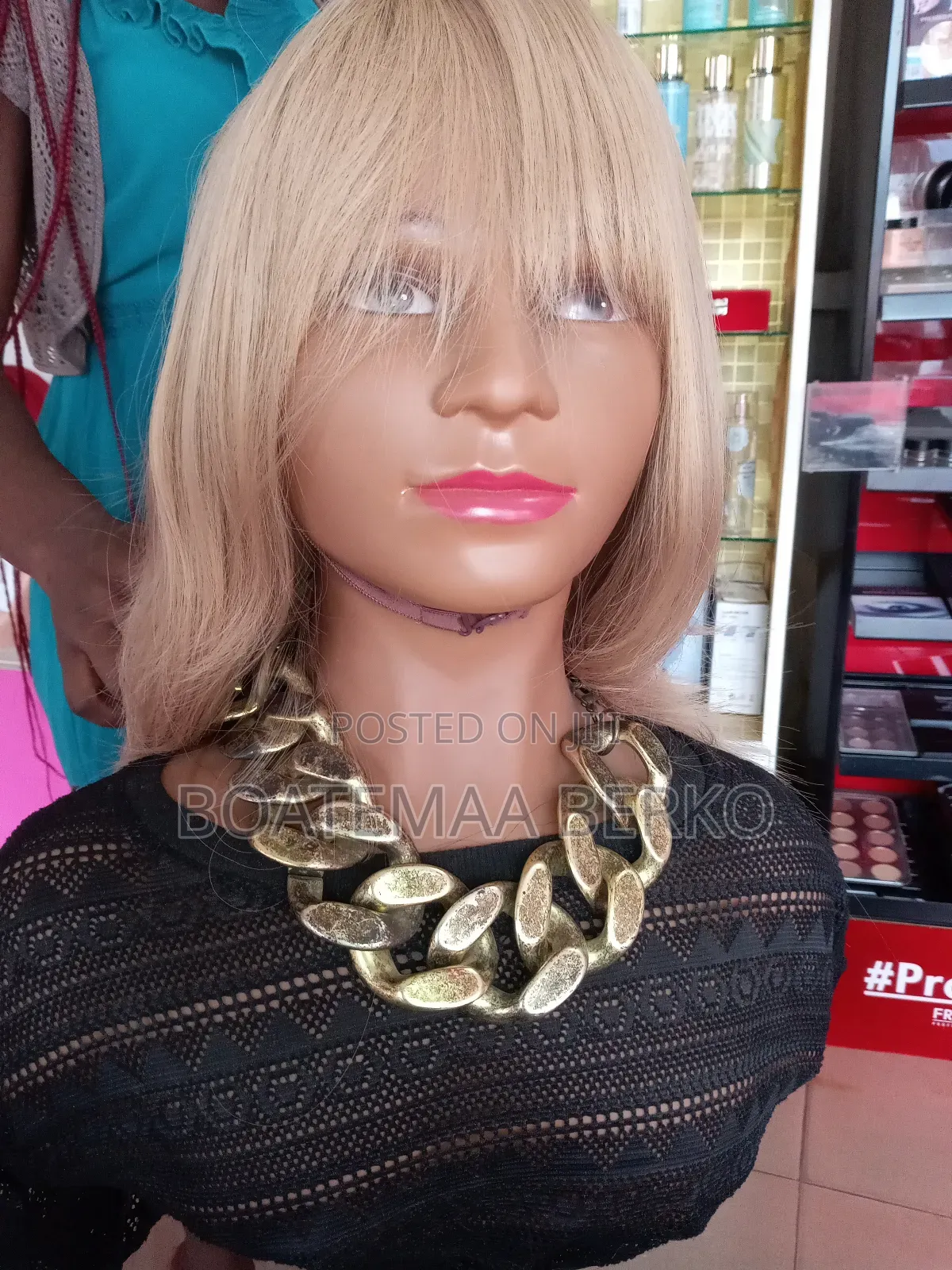 Brown French Cut Wig