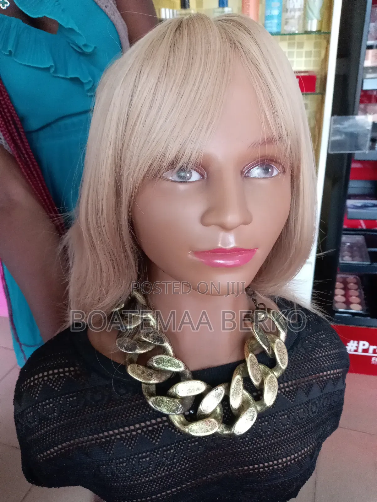 Brown French Cut Wig