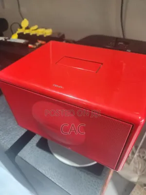 Geneva Lab S Book Shelf All-in-One System Red/White/Black