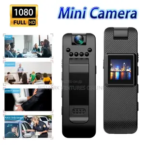 Mini Body Worn Spy Camera With LCD Screen