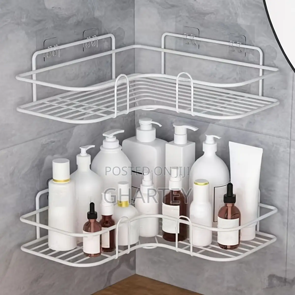 Wall Mounted Bathroom Shelf White