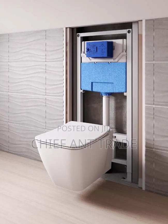 Hung Wc. Concealed Toilet Seat. Wall Water Closet. 625+G8601