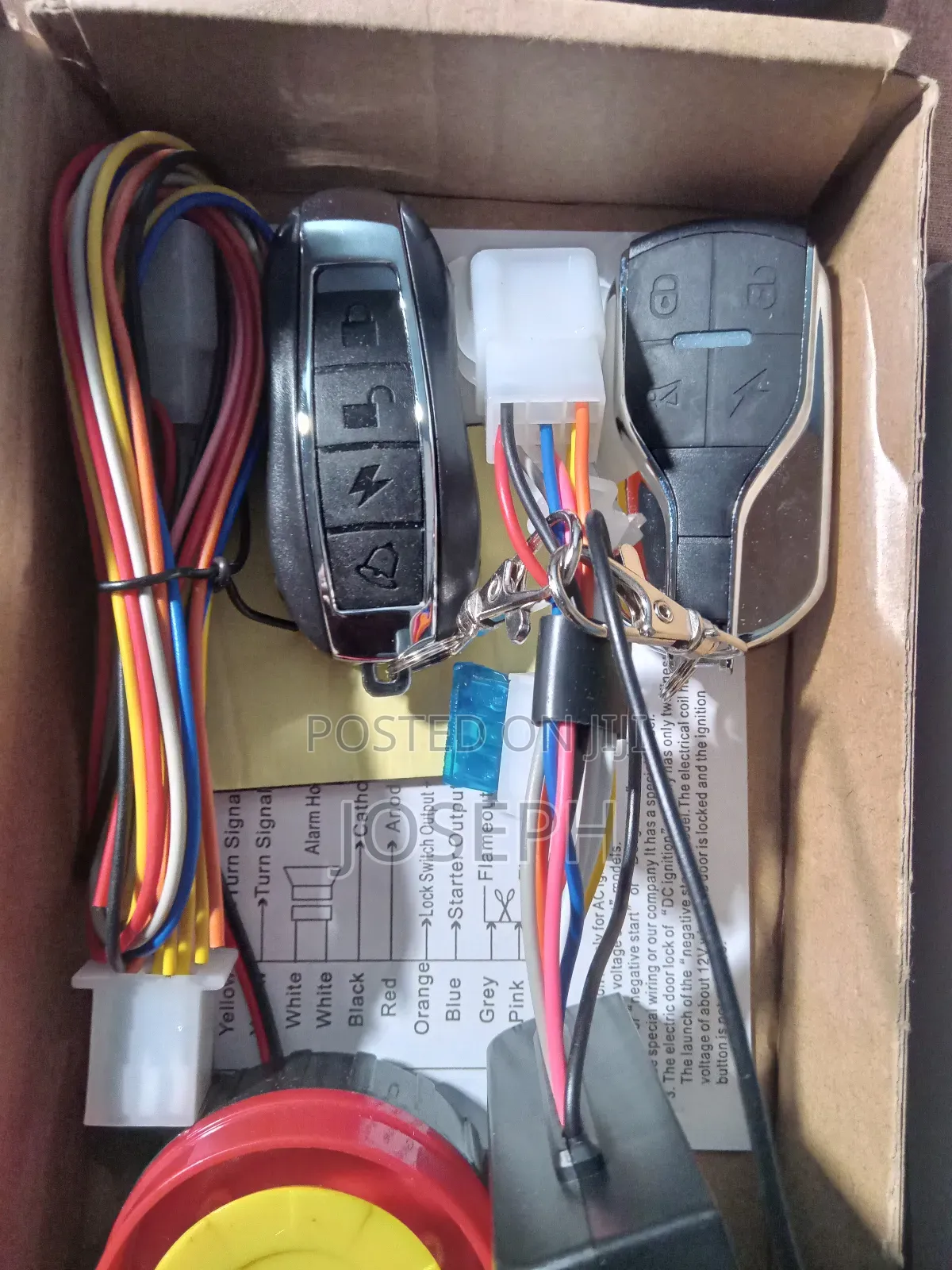 Motorcycle Alarm System Universal