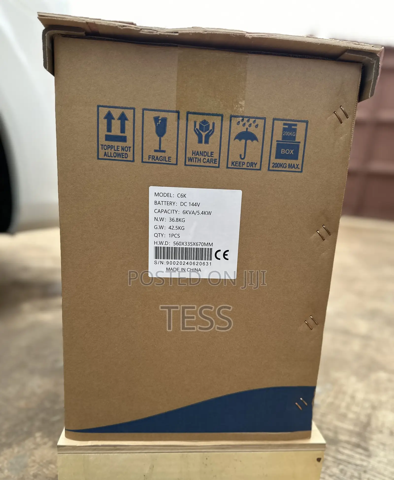 6kva Ups Sturnus With 6pcs of Batteries