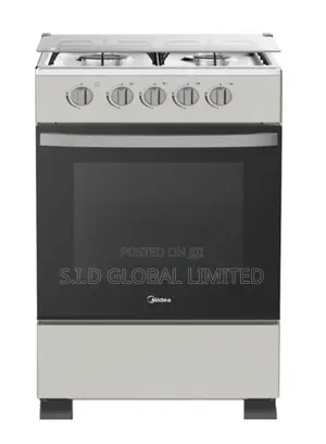 Energy Saving MIDEA-4-BURNER-GAS-COOKER-SILVER-SP5055T082-S