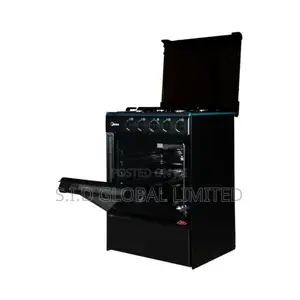 Wonderful Midea-4 Burner-Gas-Cooker-M-Sniper60-Black
