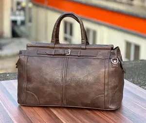 Coffee Color Durable Men Handbag