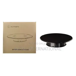 Autoart Rotary Display Turntable Stand Medium 10" Black Top