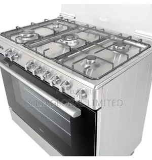 Authentic MIDEA-5-BURNER-GAS-COOKER-WITH-OVEN-36LMG5G030